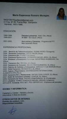 Foto de Maria Esperanza Romero Moragas