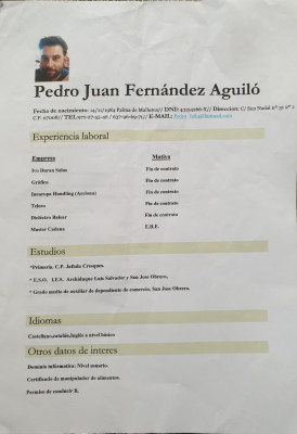 Foto de Pedro Juan Fernández Aguiló