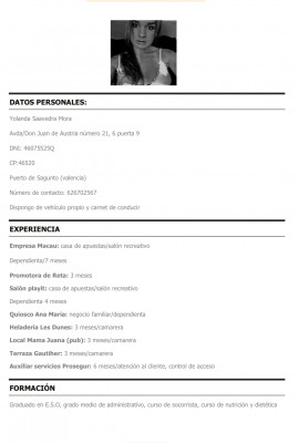 Foto de Yolanda Saavedra Mora