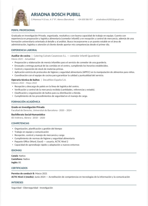 Foto de Ariadna Bosch Pubill