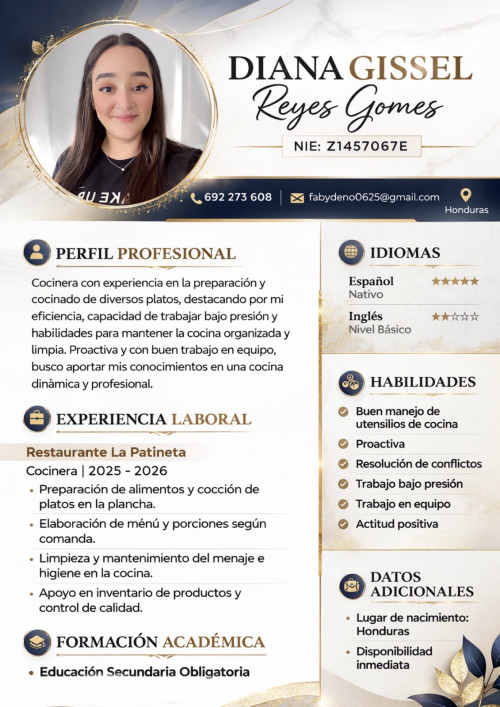 Foto de Diana Gissel Reyes Gomez