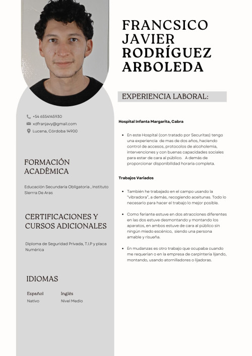 Foto de Francisco Javier Rodríguez Arboleda