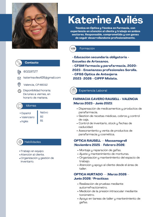 Foto de Katerine Jael Avilés Osuna