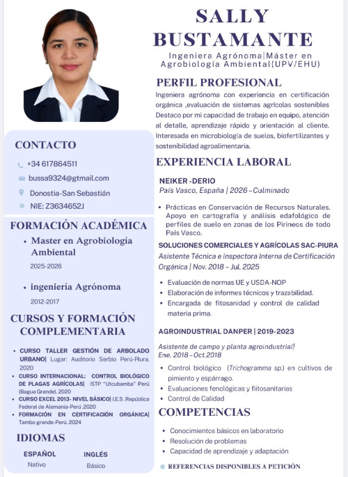 Foto de Sally Saavedra